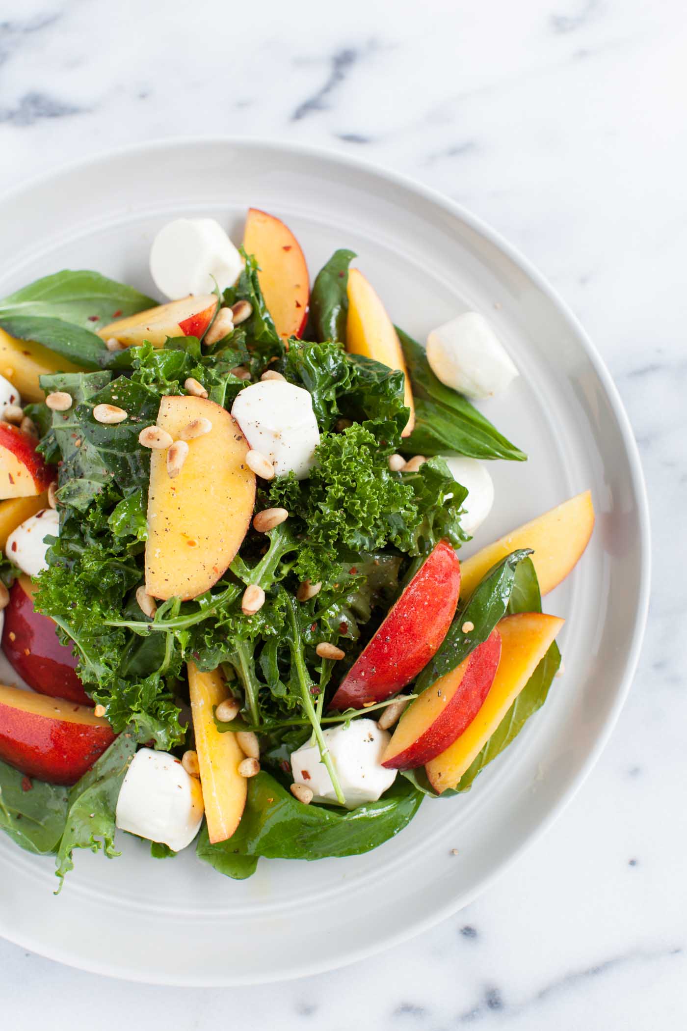 Kale and Nectarine Salad