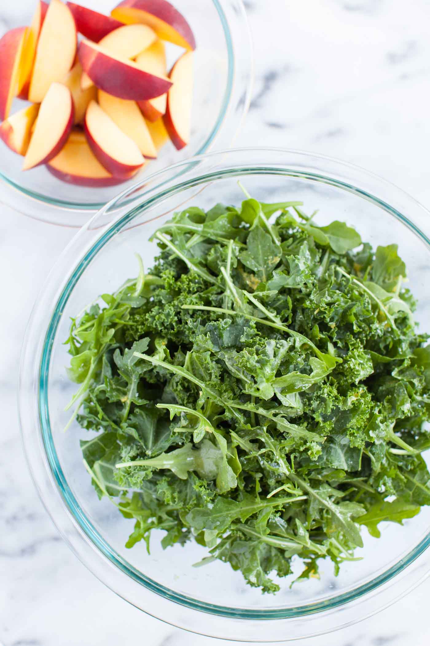 Kale and Nectarine Salad