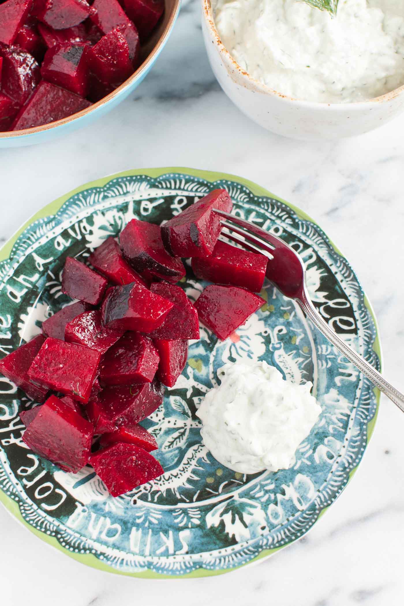 Greek Beets & Tzatziki