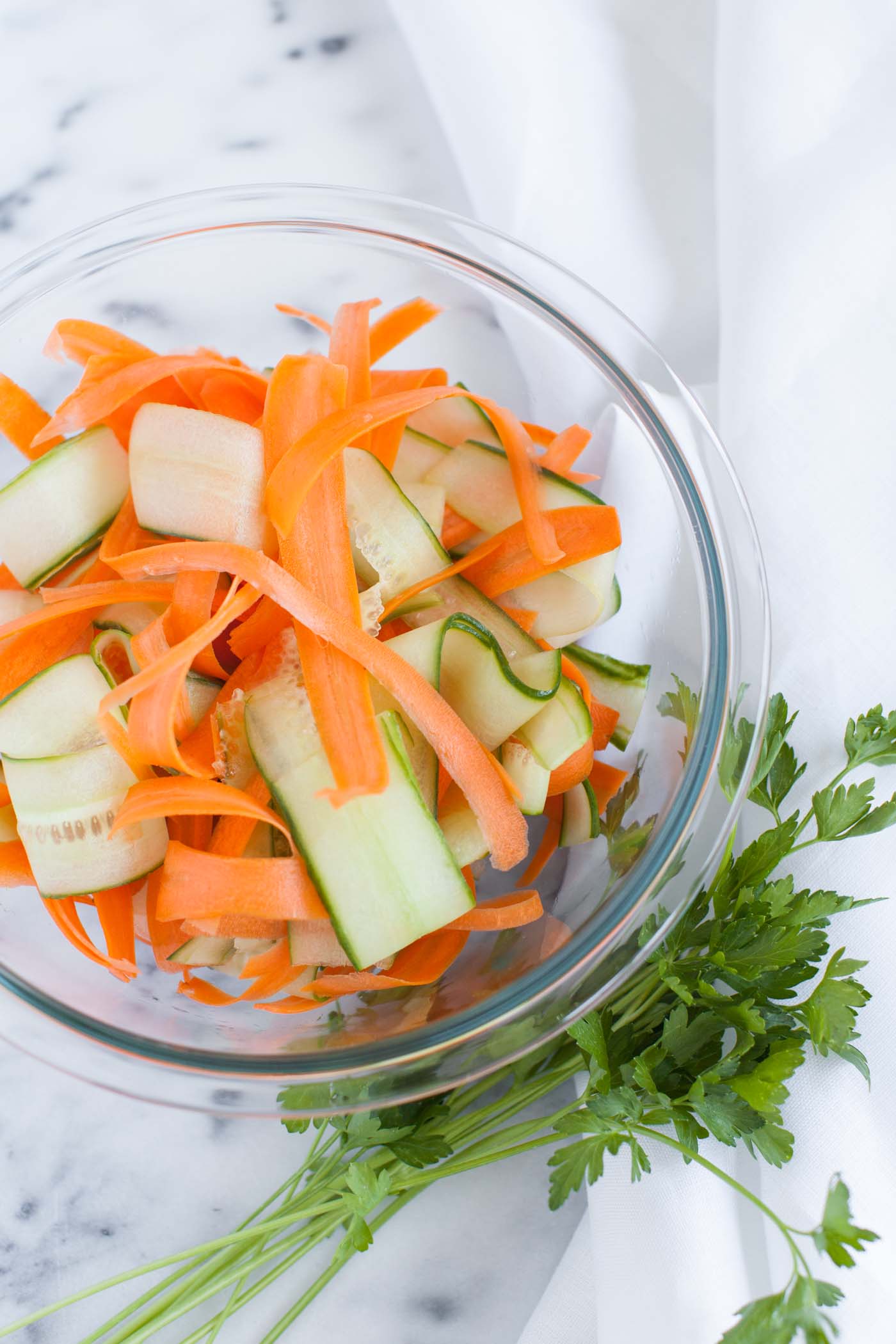 Shredded Carrot & Cucumber Salad