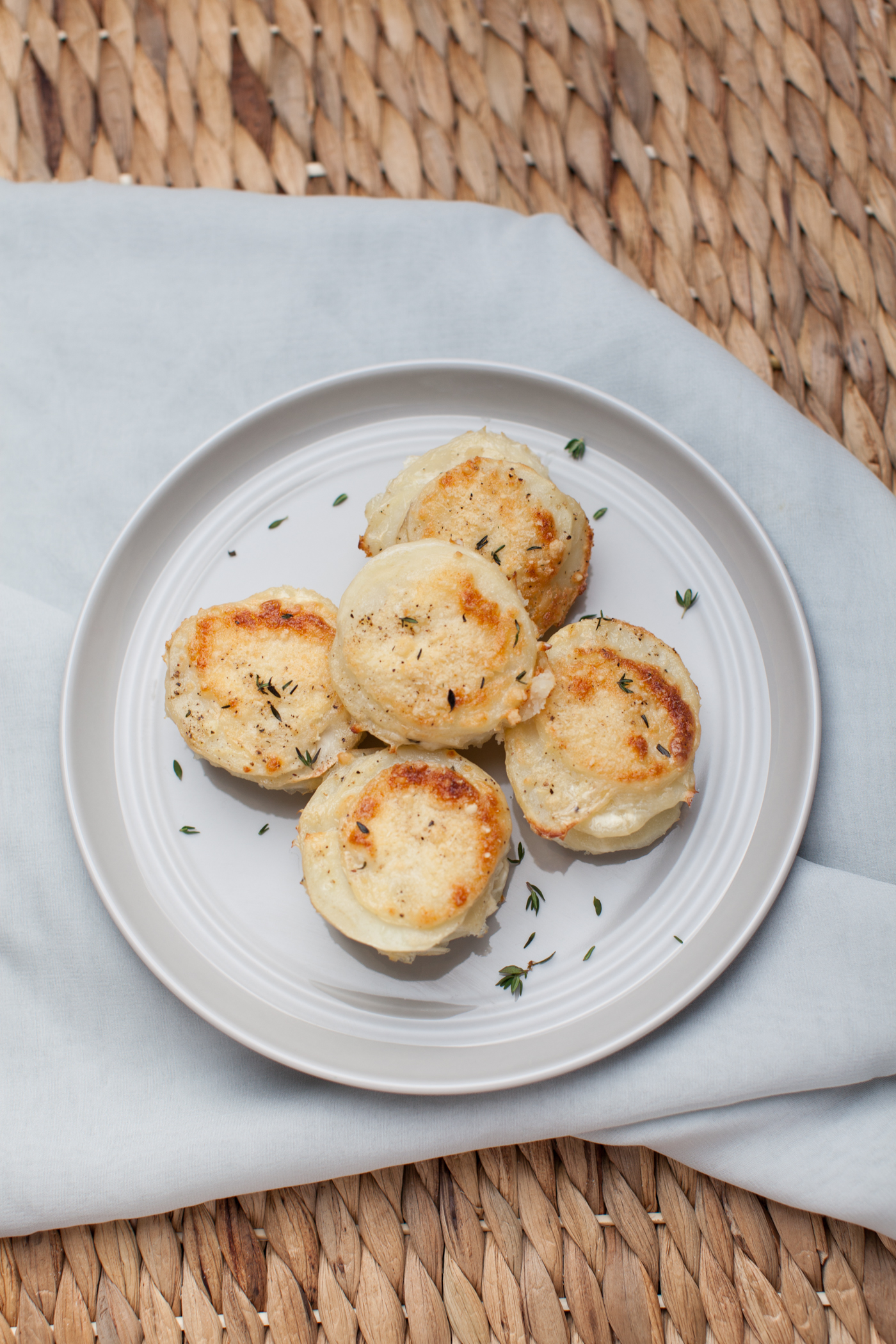 Parmesan Potato Stacks