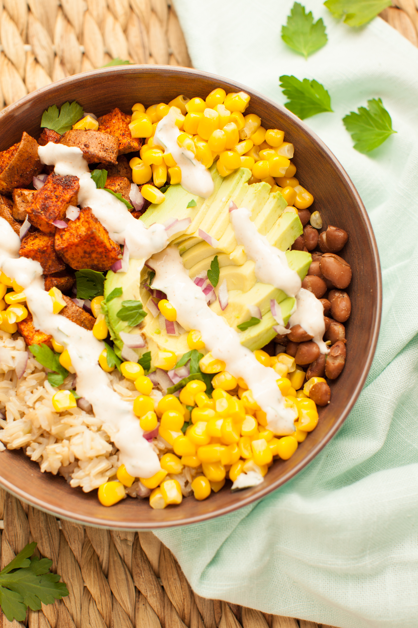 Sweet Potato Burrito Bowl