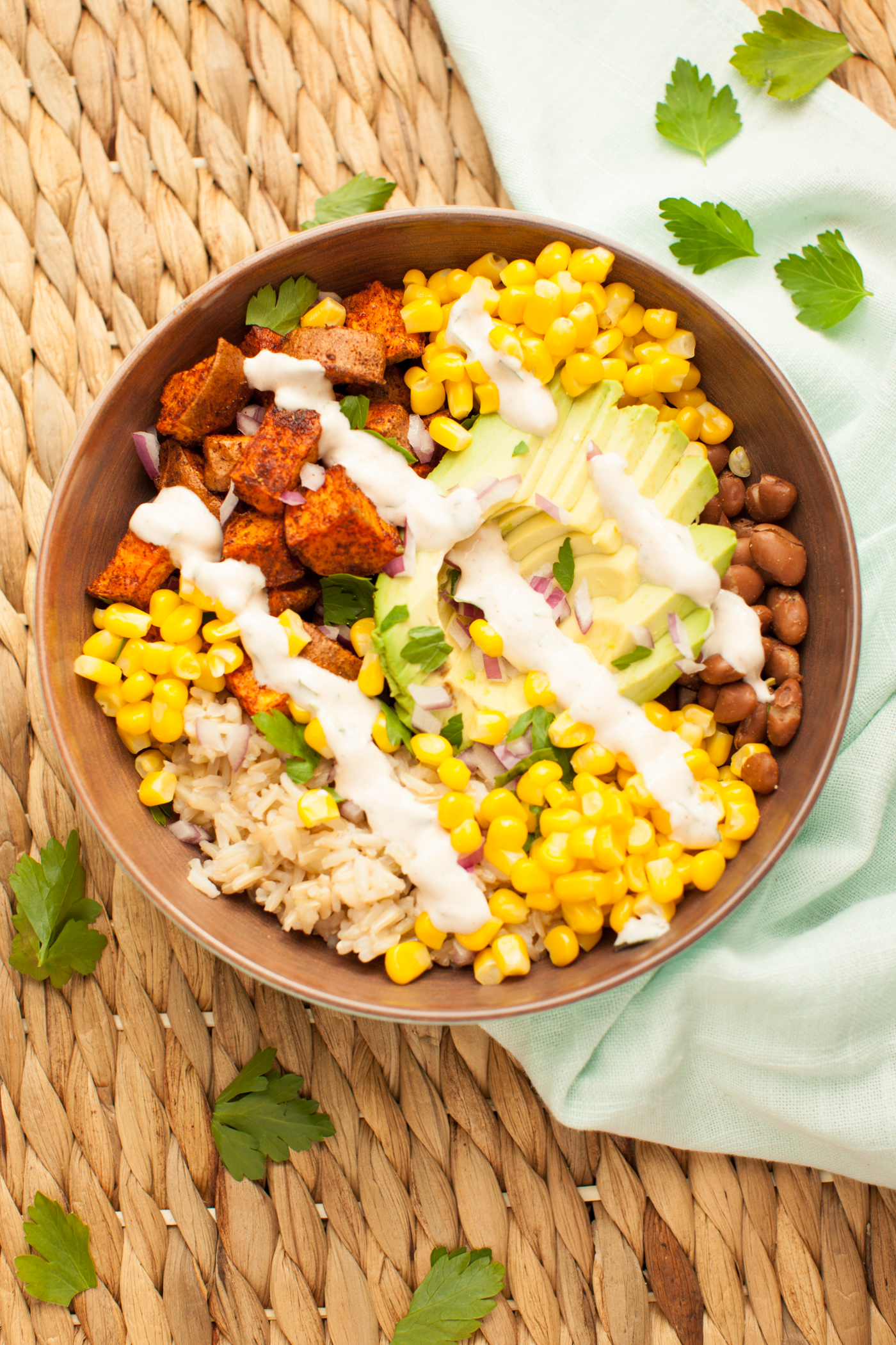 Sweet Potato Burrito Bowl