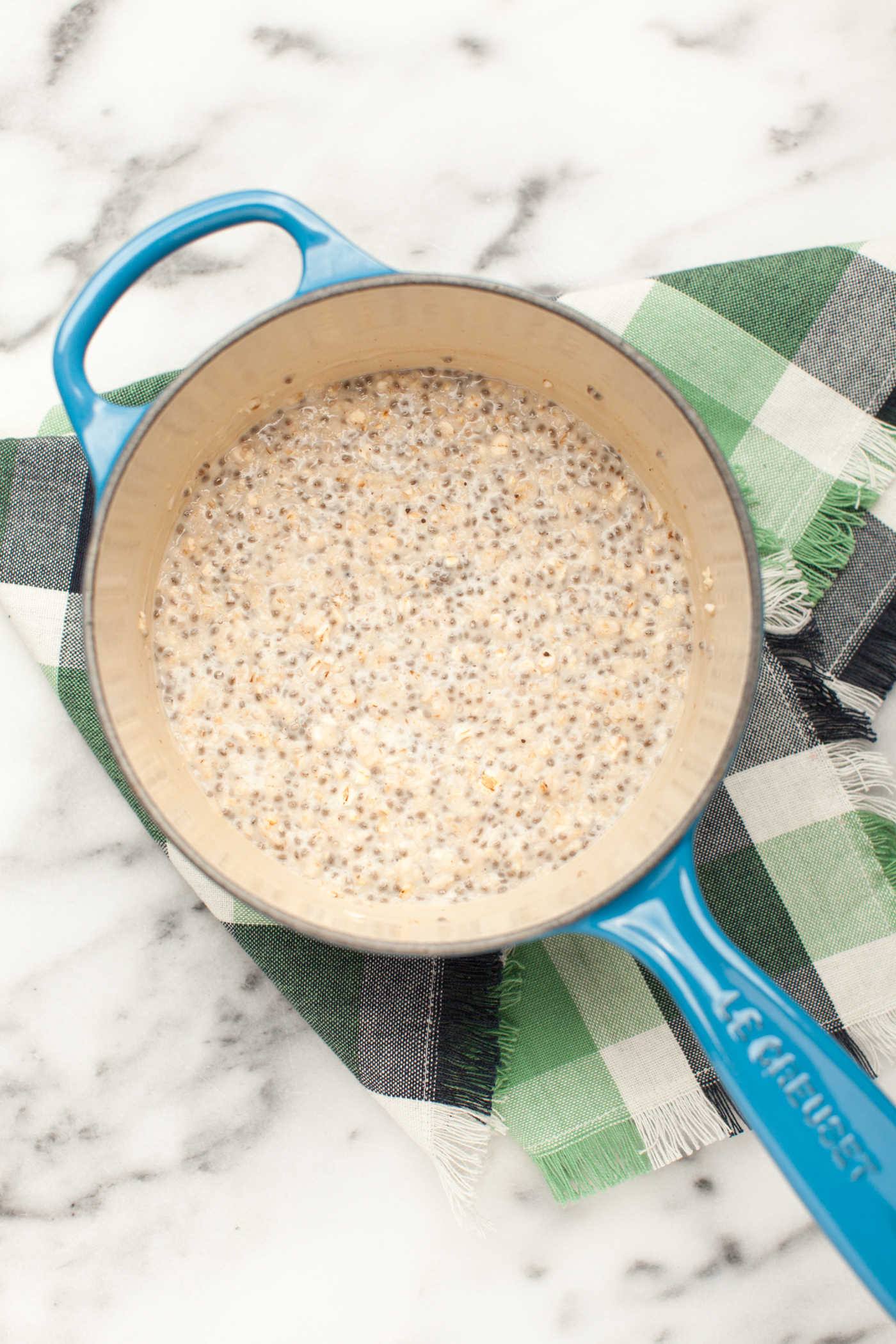 Warm Chia and Oat Pudding